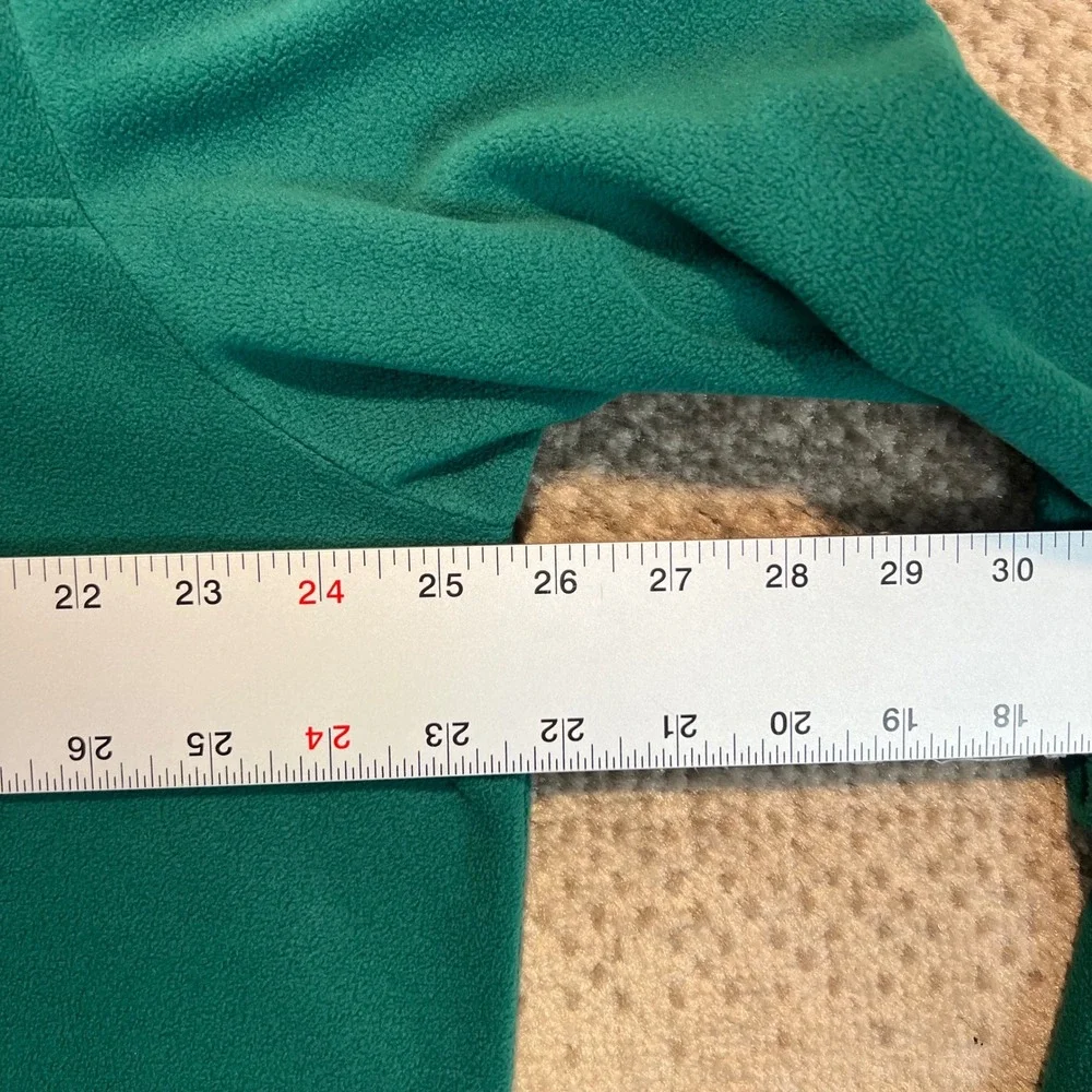 The North Face Mens XL Green Fleece‎ Quarter Zip Pullover Sweater Jacket